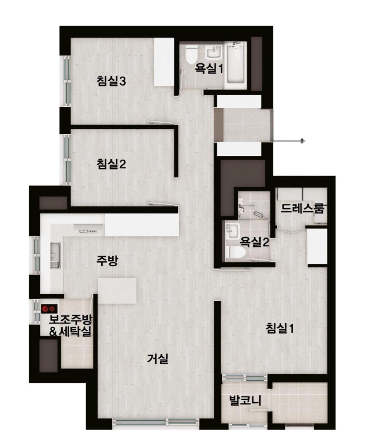 59B㎡ 평면도